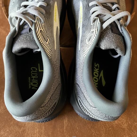 Brooks Ghost 16 Men\'s 11.5 Gray Green Neutral Cushion Running Shoes Sneakers main image 11
